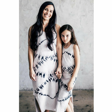 LEXI TANK DRESS ZEBRA LIGHT ADULT - Be Mi Los Angeles