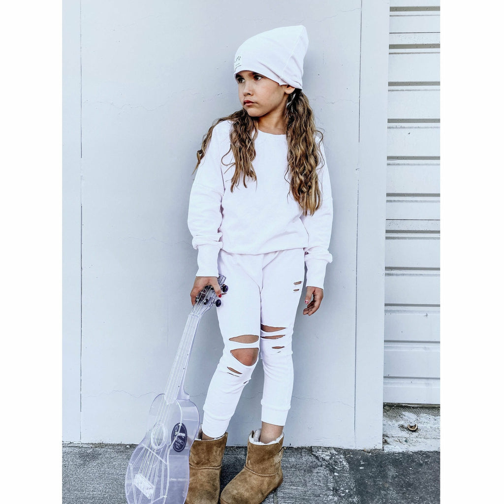 ORGANIC OVERSIZED BEANIE PINK - Be Mi Los Angeles