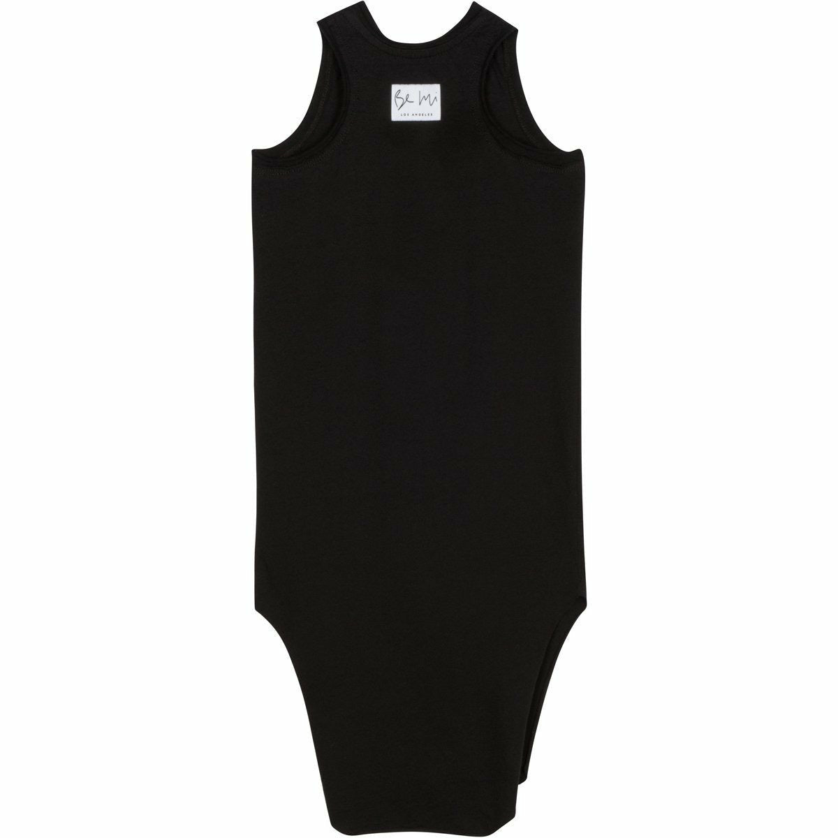 Black Lexi Tank Dress by Be Mi Los Angeles, sleeveless and fitted, designed for casual and stylish summer wear.