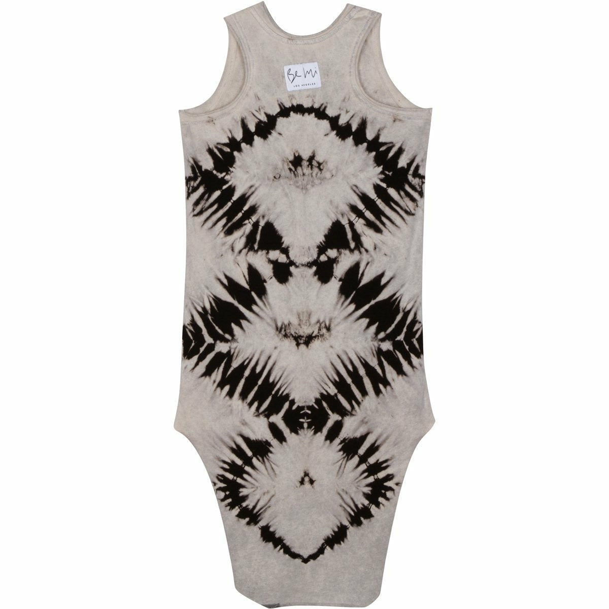 Be Mi Los Angeles Lexi Tank Dress in zebra print, featuring a sleeveless design and lightweight fabric perfect for casual wear.