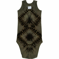 Dark zebra print Lexi Tank Dress by Be Mi Los Angeles, sleeveless design, fitted waist, and knee-length silhouette.
