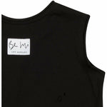RAW EDGE TANK TOP BLACK - Be Mi Los Angeles