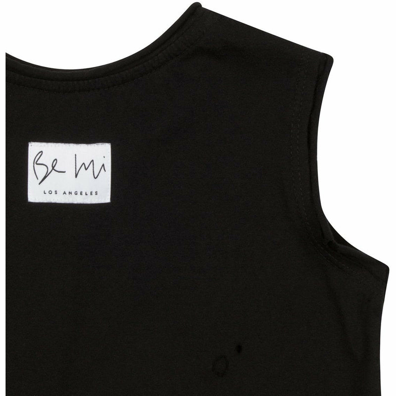 RAW EDGE TANK TOP BLACK - Be Mi Los Angeles