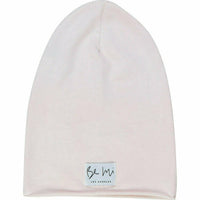 Baby organic beanie by Be Mi Los Angeles, soft knit hat for infants, shown in a cozy, natural fabric with a gentle fit.