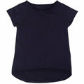 Navy Asher Baby Tee by Be Mi Los Angeles featuring a simple, stylish cotton t-shirt for babies with a comfortable fit.