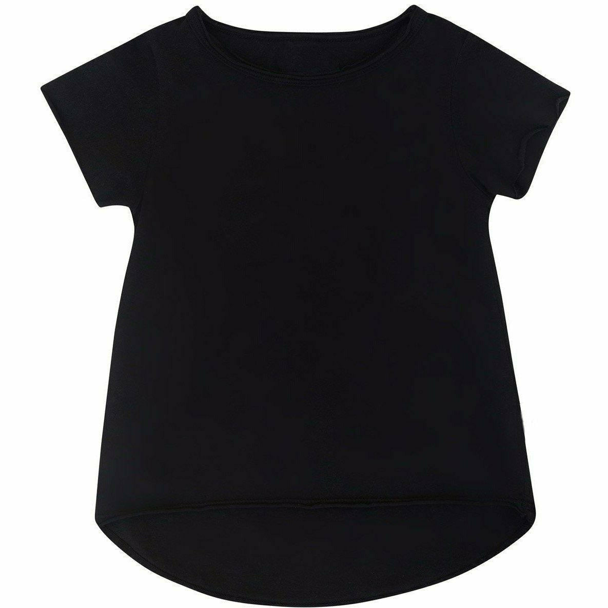 Black Asher baby tee by Be Mi Los Angeles featuring a casual, fitted design, perfect for stylish everyday wear.