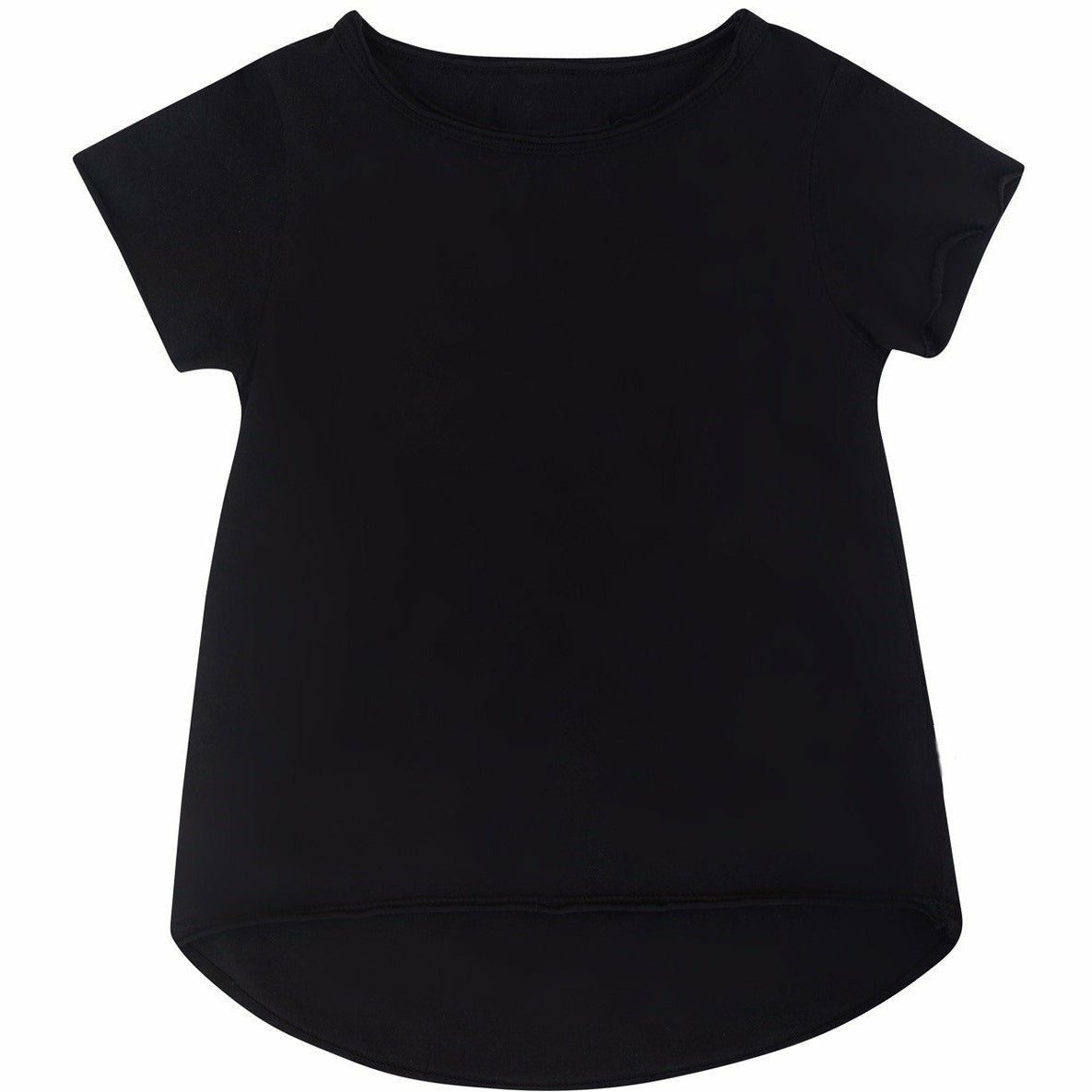 Black Be Mi Los Angeles Asher Tee displayed flat, showing the casual short-sleeve T-shirt with a crew neckline and simple design.