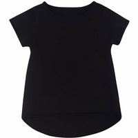 Black Be Mi Los Angeles Asher Tee displayed flat, showing the casual short-sleeve T-shirt with a crew neckline and simple design.