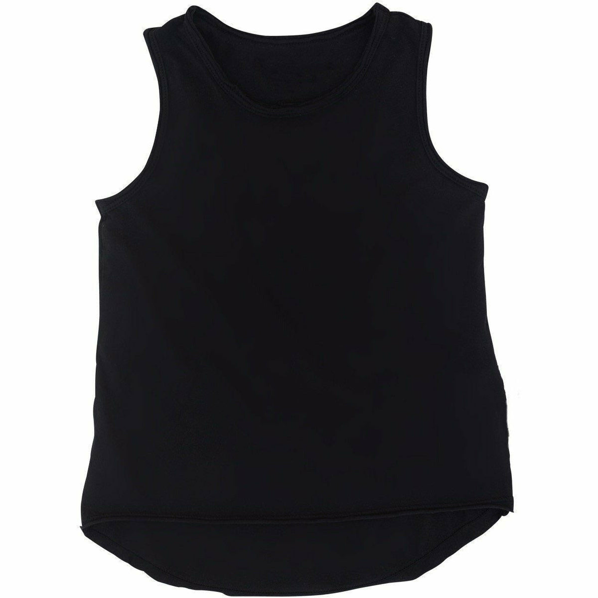 Black Asher Tank top by Be Mi Los Angeles, featuring a sleeveless design and casual fit, displayed on a neutral background.
