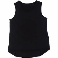 Black Asher Tank top by Be Mi Los Angeles, featuring a sleeveless design and casual fit, displayed on a neutral background.