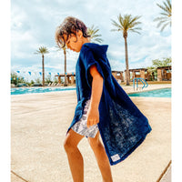 Be Mi Los Angeles beach and bath cover-up showing lightweight fabric and stylish design for beachwear and lounging.