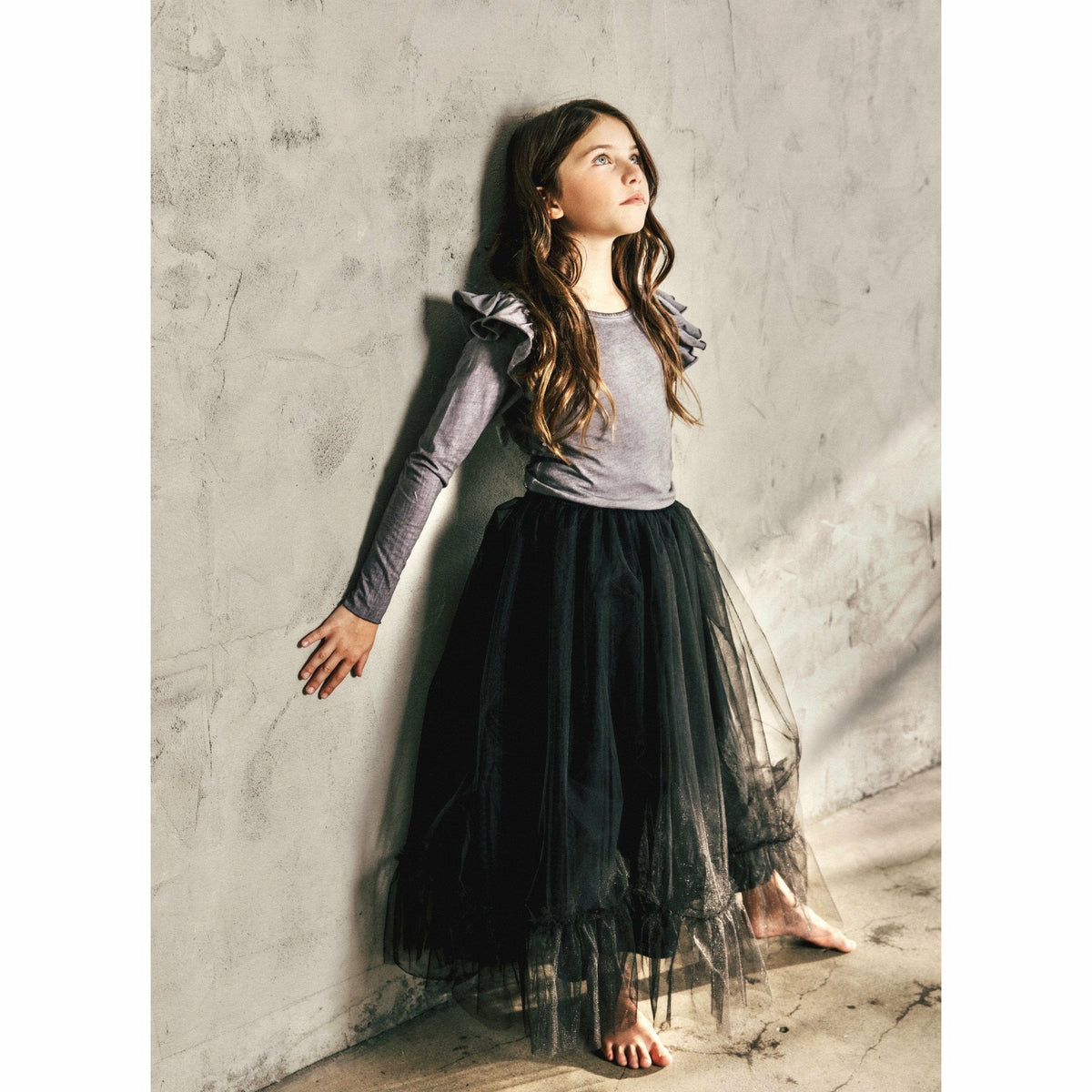 Pink Natalia ruffle top by Be Mi Los Angeles, featuring delicate ruffles and a stylish, feminine design.