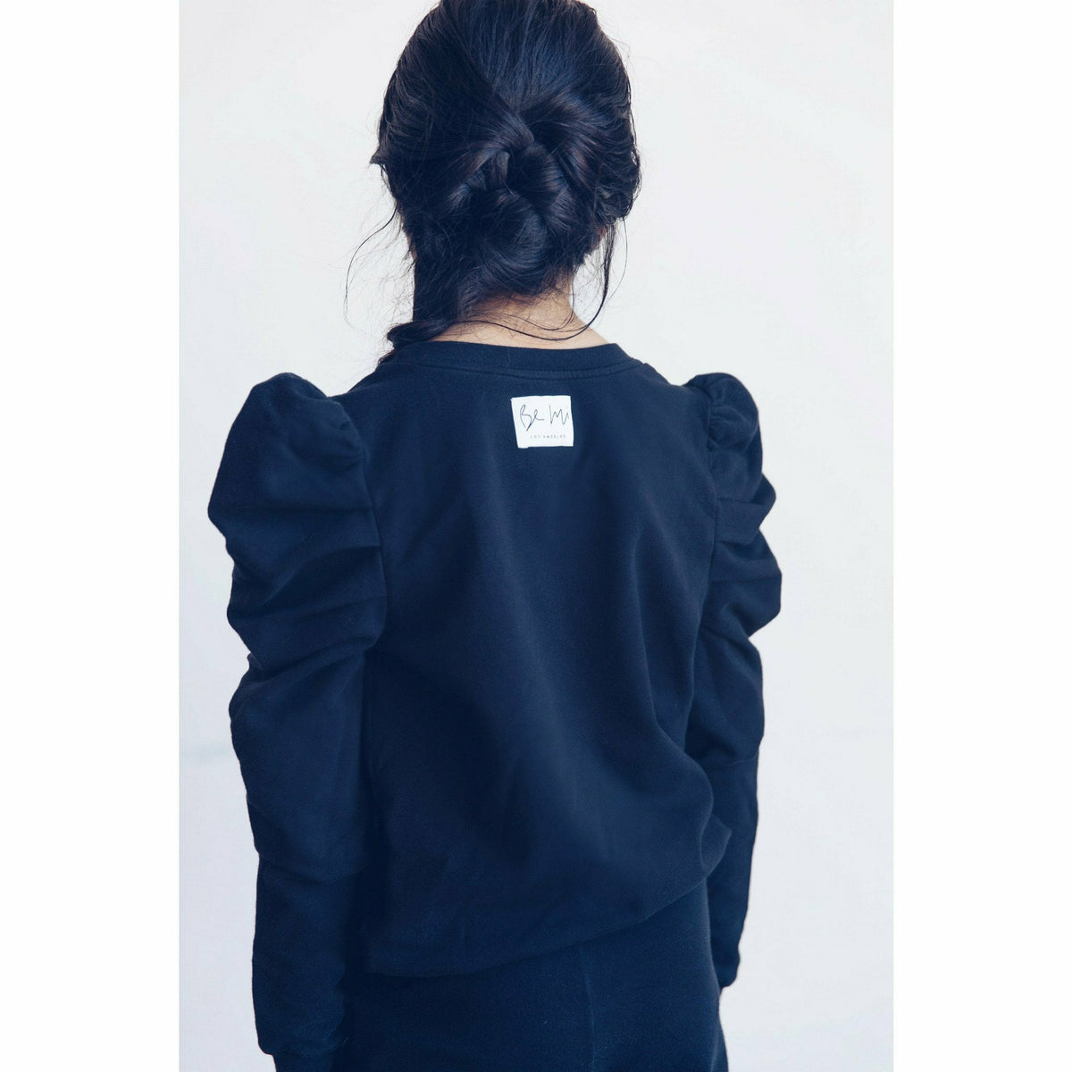 Organic Jolie Top by Be Mi Los Angeles, close-up of the stylish, eco-friendly women's top with soft fabric and modern design.