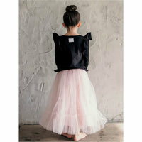 Pink Ballerina Skirt by Be Mi Los Angeles featuring soft fabric and flowing design, perfect for dance or casual wear.