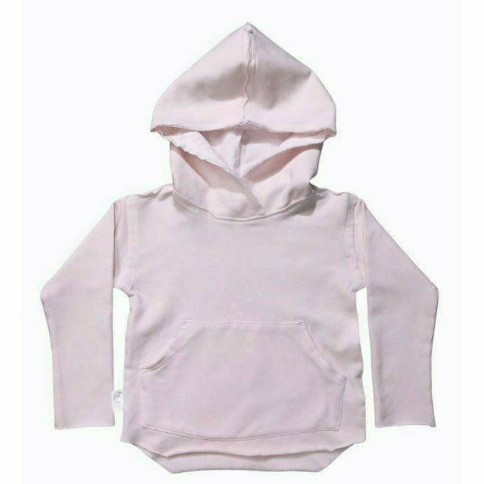 Organic Baby Benji Hoodie in pink by Be Mi Los Angeles, soft cotton hoodie for babies with a cozy, stylish fit.