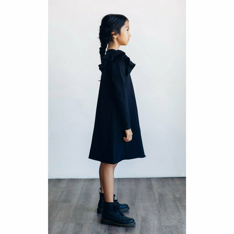 Organic Valentina Dress Black - Be Mi Los Angeles