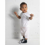 ASHER  BABY TEE WHITE - Be Mi Los Angeles