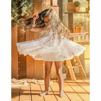 Pink Mila Dress by Be Mi Los Angeles featuring a stylish, flowy design perfect for casual or semi-formal occasions.