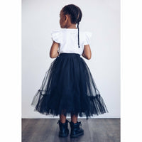 Be Mi Los Angeles Natalia sleeveless ruffle top with feminine design and lightweight fabric, perfect for casual or dressy occasions.