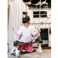 Organic Giselle Dress by Be Mi Los Angeles, long sleeve ombre dress with flowing fabric and elegant design.
