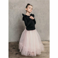 Pink Ballerina Skirt by Be Mi Los Angeles, shown with flowing fabric and ballet-inspired design.