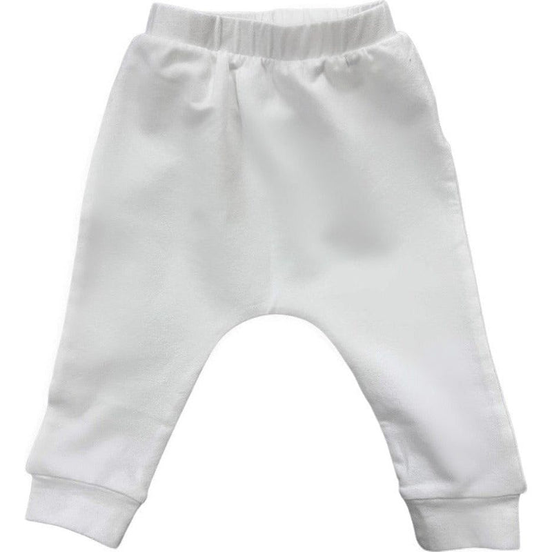 Organic Baby Malibu Pants White - Be Mi Los Angeles
