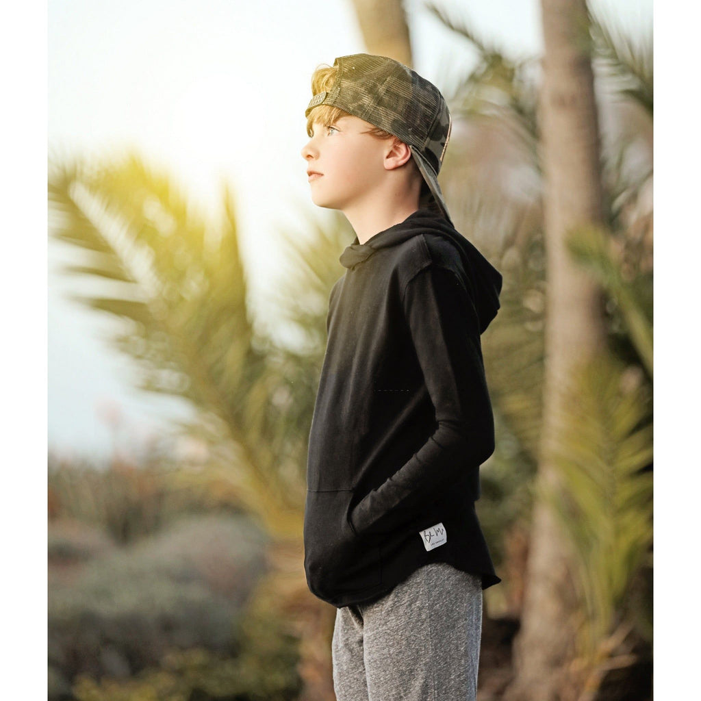 ORGANIC BENJI HOODIE BLACK - Be Mi Los Angeles