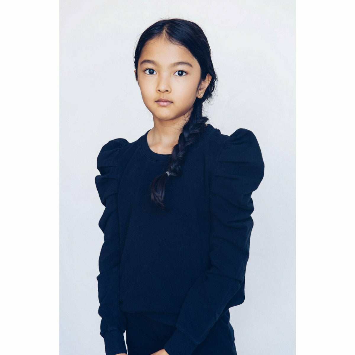 Organic Jolie Top by Be Mi Los Angeles, soft and breathable top with a relaxed fit, shown in a natural fabric display.