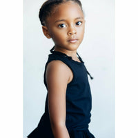 Pink Asher Tank by Be Mi Los Angeles featuring a relaxed fit and sleeveless design on a neutral background.