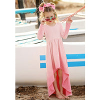 Organic Giselle Dress by Be Mi Los Angeles featuring long sleeves and an elegant ombre design.
