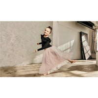 Pink Ballerina Skirt by Be Mi Los Angeles featuring a flowy, lightweight design perfect for dance or casual wear.