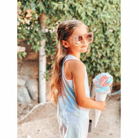 Be Mi Los Angeles Lexi Tank Dress in Cotton Candy color, lightweight casual dress with sleeveless design and flowy fabric.